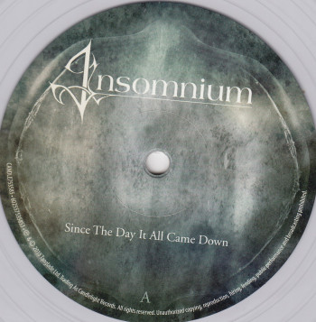 Insomnium Since The Day It All Came Down, Candlelight Records europe, LP clear