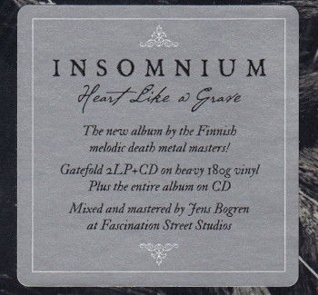 Insomnium Heart Like A Grave, Century Media europe, LP magenta