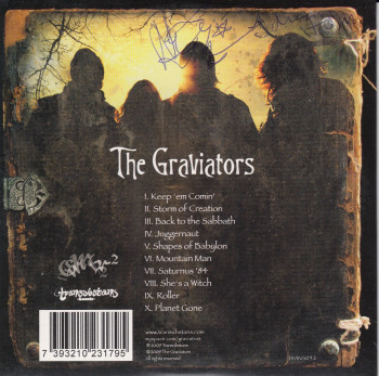 The Graviators The Graviators, Transubstans records sweden, CD Promo