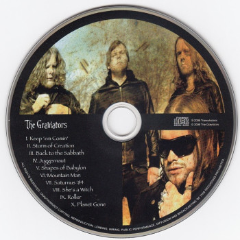 The Graviators The Graviators, Transubstans records sweden, CD
