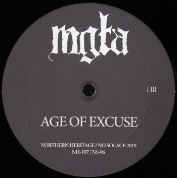 Mgła Age Of Excuse, Northern Heritage, No Solace poland, LP