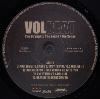 Volbeat The Strength / The Sound / The Songs, Mascot Records europe, LP Misprint