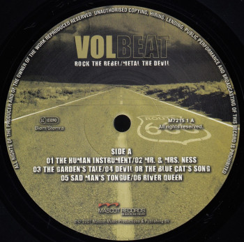 Volbeat Rock The Rebel / Metal The Devil, Mascot Records europe, LP