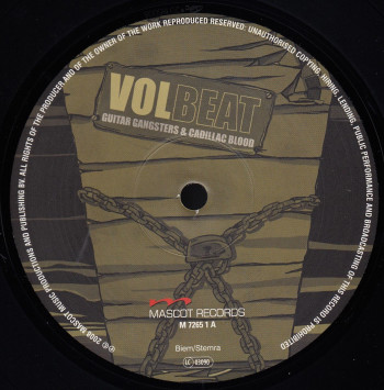 Volbeat Guitar Gangsters & Cadillac Blood, Mascot Records europe, LP