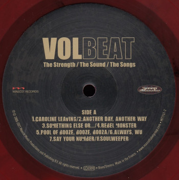 Volbeat The Strength / The Sound / The Songs, Mascot Records france, LP Red/black marble