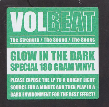 Volbeat The Strength / The Sound / The Songs, Mascot Records france, LP Glow in the dark