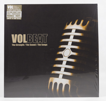 Volbeat The Strength / The Sound / The Songs, Mascot Records france, LP Smokey black gold/transparent marble