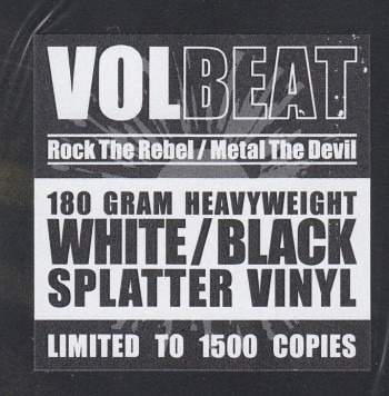 Volbeat Rock The Rebel / Metal The Devil, Mascot Records europe, LP white/black splatter
