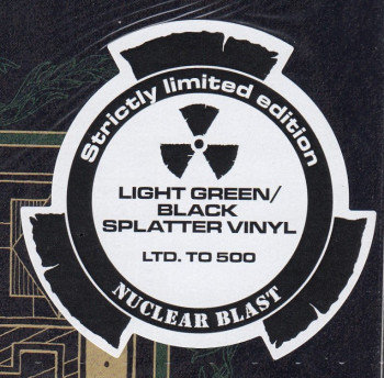 The Halo Effect Days Of The Lost, Nuclear Blast europe, LP Light green/Black splatter