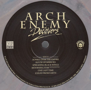 Arch Enemy Deceivers, Century Media, Savage Messiah Music europe, LP multicolor marble