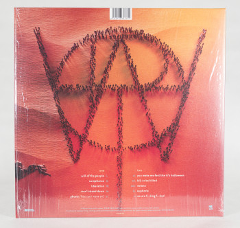 Muse Will Of The People, Warner Records, Helium 3 germany, LP red/black marble