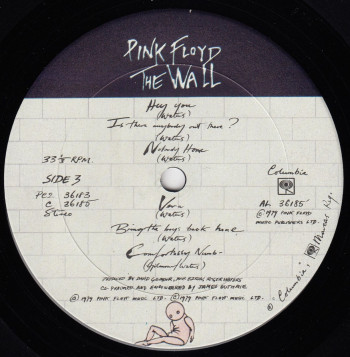 Pink Floyd The Wall, Columbia usa, LP Promo