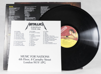 Metallica Master Of Puppets, Roadrunner holland, LP