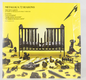 Metallica 72 Seasons, Blackened/Universal europe, LP Yellow/Black Marbled
