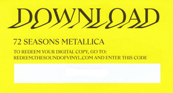 Metallica 72 Seasons, Blackened/Universal europe, LP Yellow/Black Marbled