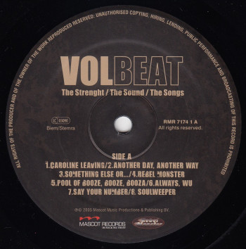 Volbeat The Strength / The Sound / The Songs, Mascot Records, Rebel Monster Records europe, LP