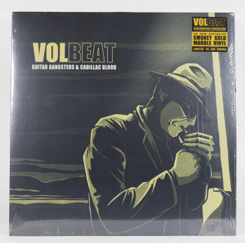 Volbeat Guitar Gangsters & Cadillac Blood, Mascot Records europe, LP Smokey gold marbled