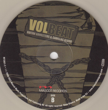 Volbeat Guitar Gangsters & Cadillac Blood, Mascot Records europe, LP glow in the dark