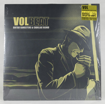 Volbeat Guitar Gangsters & Cadillac Blood, Mascot Records europe, LP Bronze/black yellow splatter