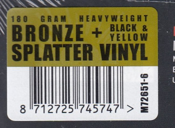 Volbeat Guitar Gangsters & Cadillac Blood, Mascot Records europe, LP Bronze/black yellow splatter