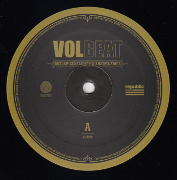 Volbeat Outlaw Gentlemen & Shady Ladies, Republic Records usa, LP