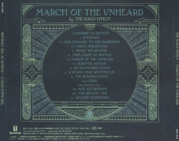 The Halo Effect March Of The Unheard, Trooper Entertainment japan, CD