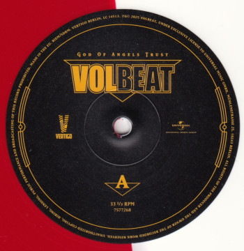 Volbeat God of Angels Trust, Vertigo europe, LP white/red split