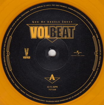 Volbeat God of Angels Trust, Vertigo europe, LP Lamp light