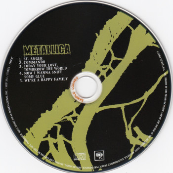 Metallica St Anger (single), SME japan, CD Promo
