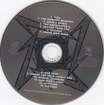 Metallica Reload, Sony japan, CD Promo