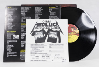 Metallica Master Of Puppets, Music For Nations united kingdom, LP