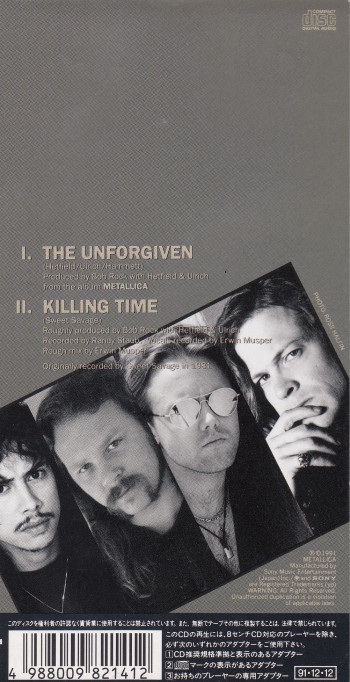 Metallica The Unforgiven, Sony japan, 3"