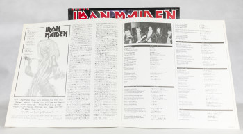 Iron Maiden Killers, EMI japan, LP Promo