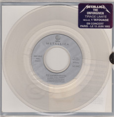 Metallica The Unforgiven, Vertigo/Phonogram france, 7" clear
