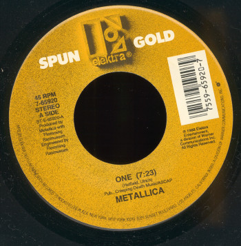 Metallica One, Elektra usa, 7"