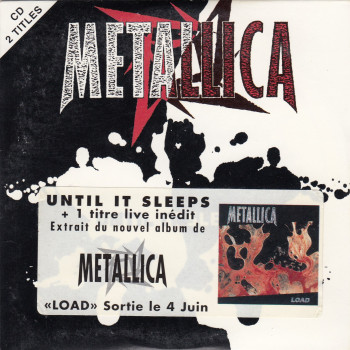 Metallica Until It Sleeps, Vertigo france, Single