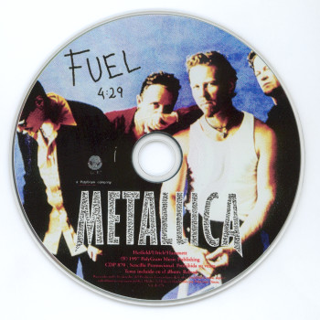 Metallica Fuel, Vertigo mexico, CD Promo