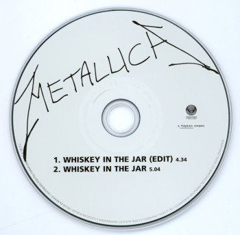 Metallica Whiskey In The Jar, Vertigo mexico, CD Promo