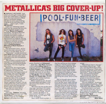 Metallica Turn The Page, Vertigo mexico, CD Promo