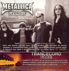 Metallica Frantic, Vertigo mexico, CD Promo