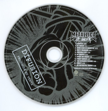 Metallica St Anger, Vertigo/Universal argentina, CD Promo