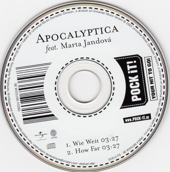 Apocalyptica Wie Weit, Vertigo/Universal europe, 3"