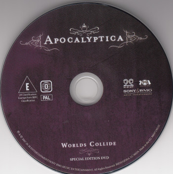 Apocalyptica Worlds Collide, Sony/BMG europe, CD