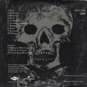 Apocalyptica Cult, Universal, Mercury europe, CD Promo