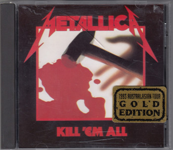 Metallica Kill'Em All, Vertigo australia, CD gold