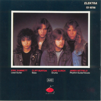 Metallica Kill'Em All, Elektra canada, CD