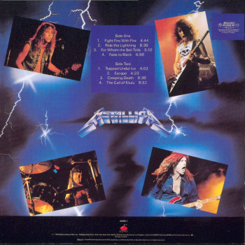 Metallica Ride The Lightning, Elektra/DCC usa, CD gold Promo