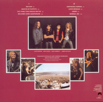 Metallica Master Of Puppets, Elektra/DCC usa, CD gold Promo
