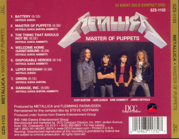 master of puppets dcc