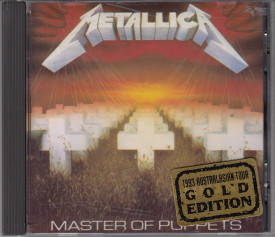 Metallica Master Of Puppets, Vertigo australia, CD gold
